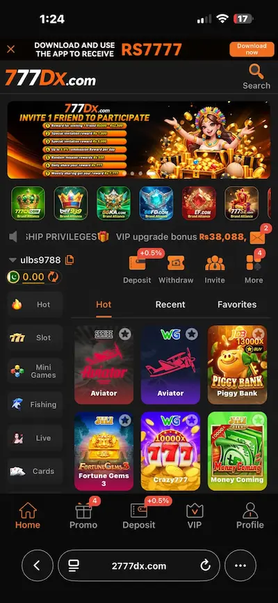 777DX Game Pakistan 2026 – Latest APK, Login & Features