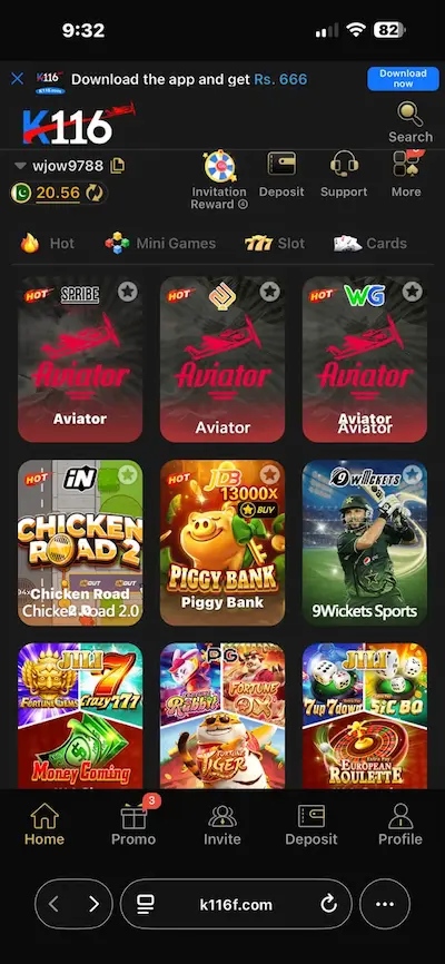 K116 Game Pakistan 2026 – Latest APK Download, Login & Guide