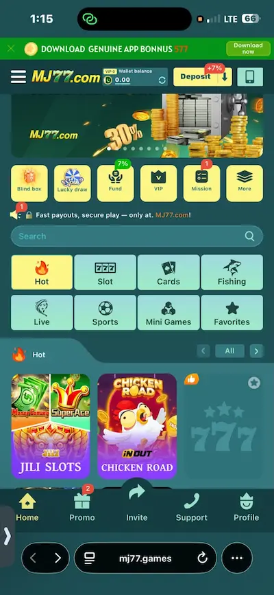 MJ77 Game Pakistan 2026 – Latest APK Download, Login & Guide
